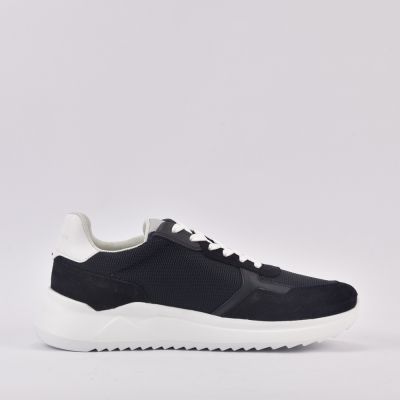 HARMONT AND BLAINE SCARPA UOMO CAMOSCIO  BLU