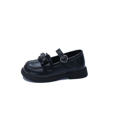 Chaussure Noir A boucles en Cœur