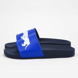 HARMONT AND BLAINE CIABATTA UOMO EVA - LOGO BLU - BIANCO  