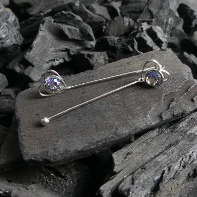 Boucles d'oreilles pendantes cœur move