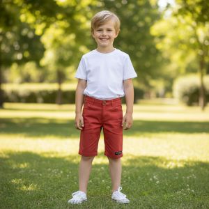 pantacourt la toile rouge 