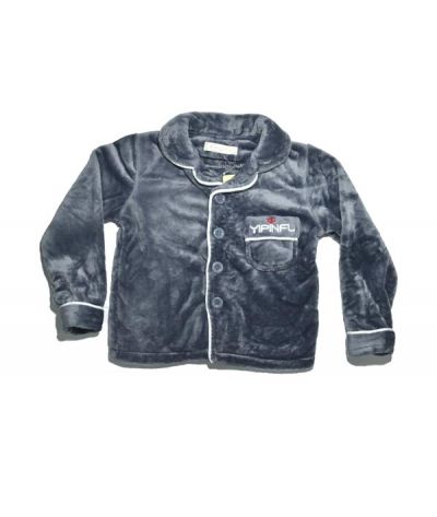 pyjama fourrure gris - yipinfu-