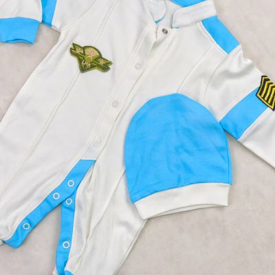 BABY PILLOT BLANC BLEUE 2 A