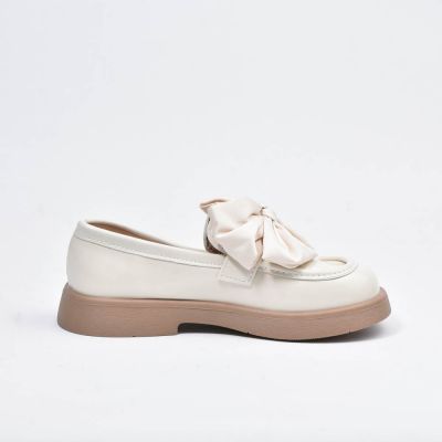 Chaussure Beige A Noeud