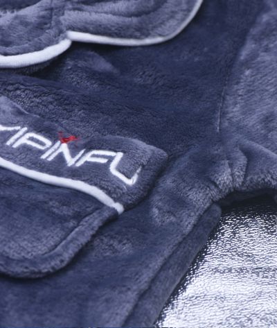 pyjama fourrure gris - yipinfu-