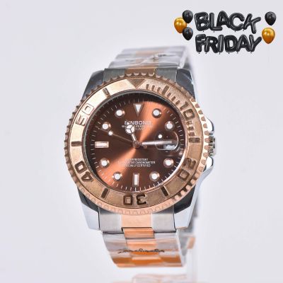 Montre Homme BINBOND Silver Rose GOLD