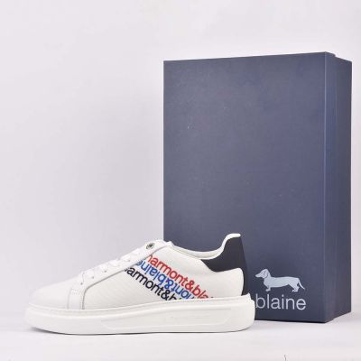 HARMONT AND BLAINE SCARPA UOMO CALF BIANCO  