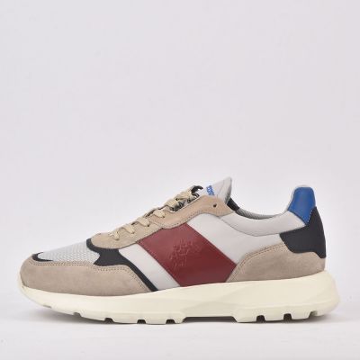 LA MARTINA SCARPA UOMO CAMOSCIO TEX FABRIC 