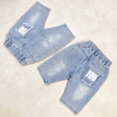 Pantalon jeans BLEU LD FAMOUS BRARO POP FASHION