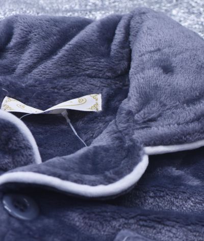 pyjama fourrure gris - yipinfu-