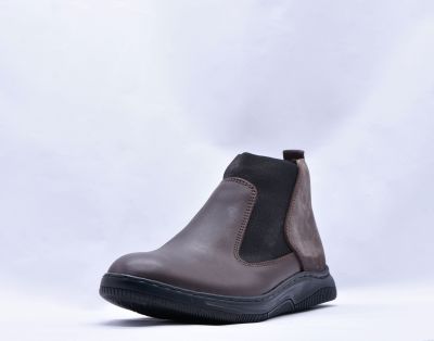 Chelsea boot orthopédique noir 