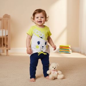 ENSEMBLE MINI WORLD JAUNE ET BLEU