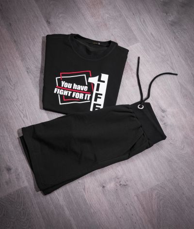 ENSEMBLE NOIR *YOU HAVE FLIGHT FOR IT *