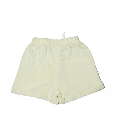 SHORT BEIGE POUR GARCON AVEC 2 BANDES NOIR