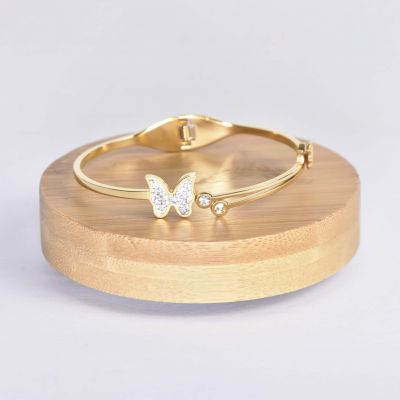 BRACELET LUMIÈRE DE PAPILLIONS DORÉ