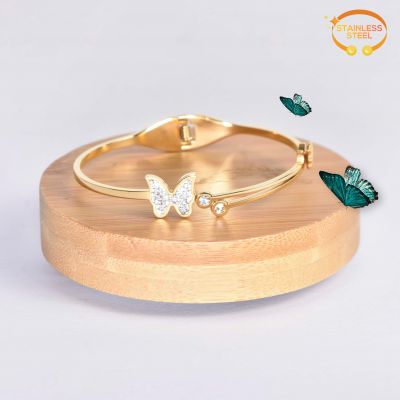 BRACELET LUMIÈRE DE PAPILLIONS DORÉ