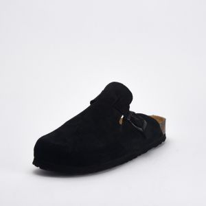 SABOT BIRK DAIM NOIR