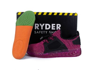 chaussures homme -stripes rose