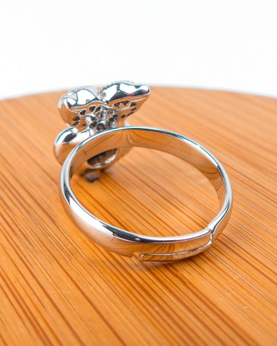 bague pierre hibou verte reflé 