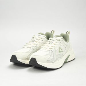 PEAK TRAINING RUNNING SHOES-WHITE/GREEN