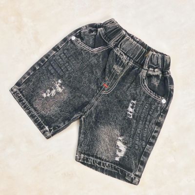 SHORT JEANS NOIR