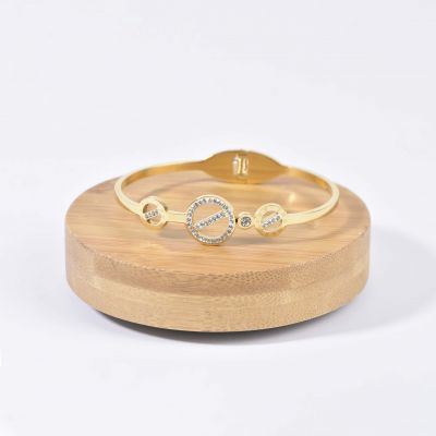 BRACELET RONDS INCRUSTÉ CHIFFRE ROMAIN