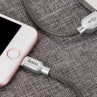 Hoco Cable U15 Lightning ( GRAY )