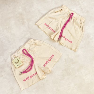 SHORT BEIGE POUR FILLE MOFF GREAN