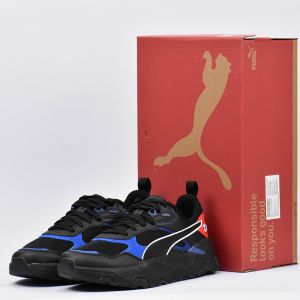 PUMA BMW MMS TRINITY  BLACK PRO-BLUE POP RED