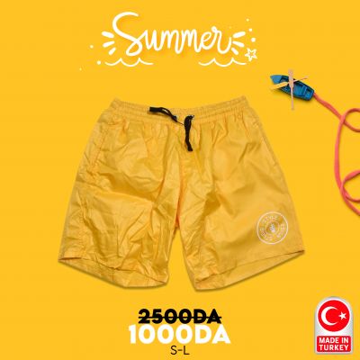 SHORT JAUNE MOTIF STUDIO STYLE