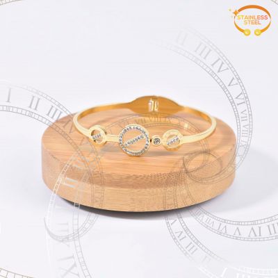 BRACELET RONDS INCRUSTÉ CHIFFRE ROMAIN