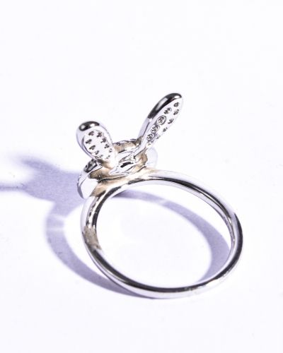 bague lapin move -argent-