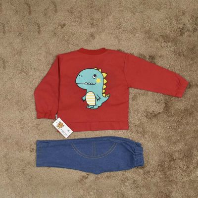 ENSEMBLE Dino rouge 3pcs