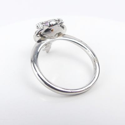  Bague pierre hibou Blue reflé