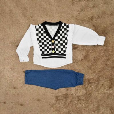 ENSEMBLE 2 PCS NOIR ET BLANC