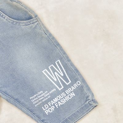 Pantalon jeans BLEU LD FAMOUS BRARO POP FASHION