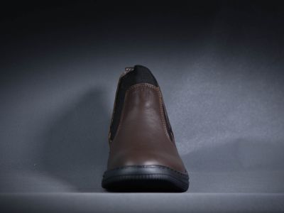 Chelsea boot orthopédique noir 