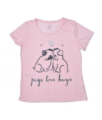 PYJAMA PUGS LOVE HUGS ROSE 