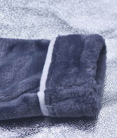 pyjama fourrure gris - yipinfu-