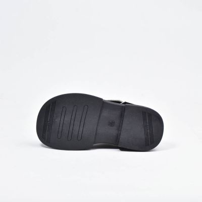 Chaussures plates Mary Jane Noir