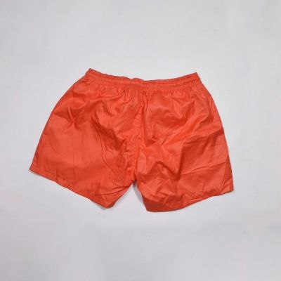 SHORT ROUGE BRIQUE MOTIF SOLEIL 