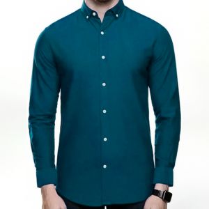 CHEMISE Bleu Pétrole
