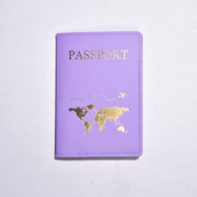 Étui à passeport world (violet)