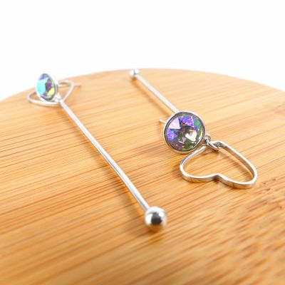 Boucles d'oreilles pendantes cœur move