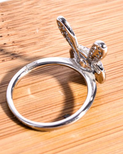 bague lapin move -argent-