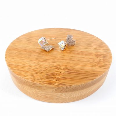 Boucles d'oreilles carré multi couleur