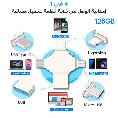 FLASH DISK 4EN1 (128GB)