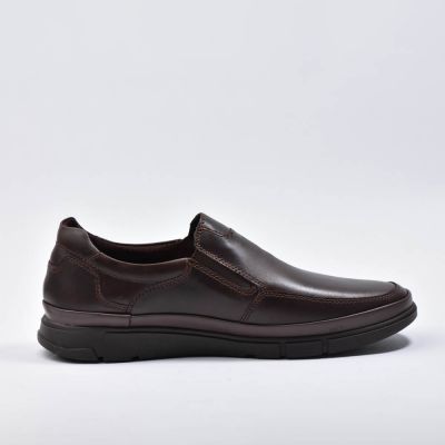 MOCASSINS CUIR MARRON