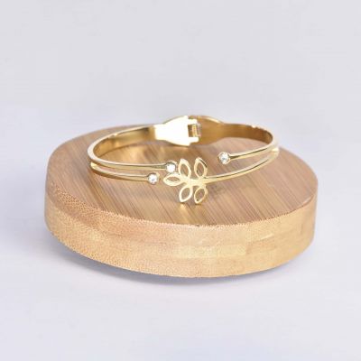 BRACELET FEUILLAGE ÉTOILÉ