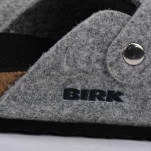 BIRKSBOT FEUTRE GRIS PLANTA NOIR